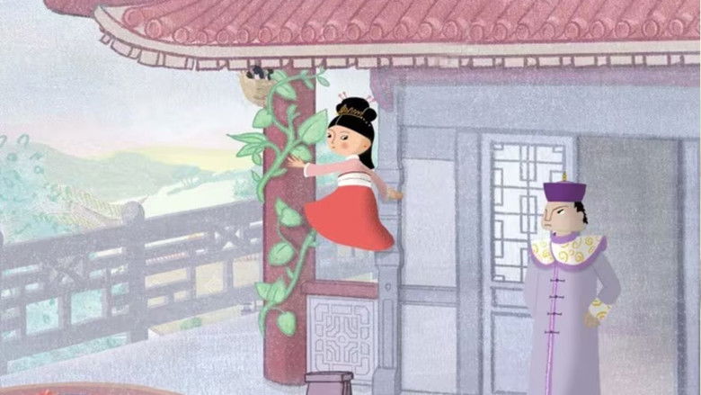 кадр из фильма La princesse et le rossignol