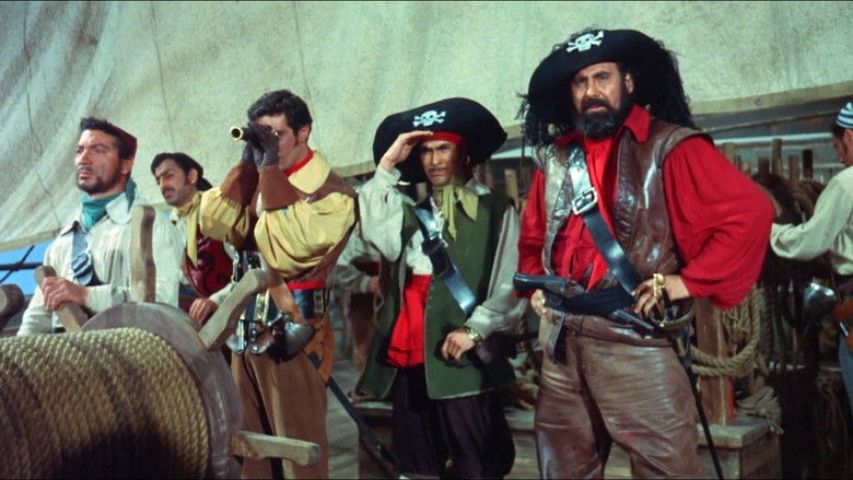 кадр из фильма L'uomo mascherato contro i pirati
