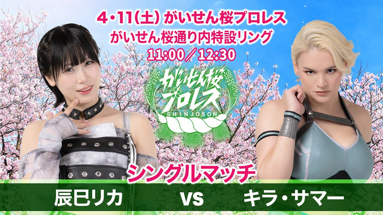 кадр из фильма がいせん桜プロレス