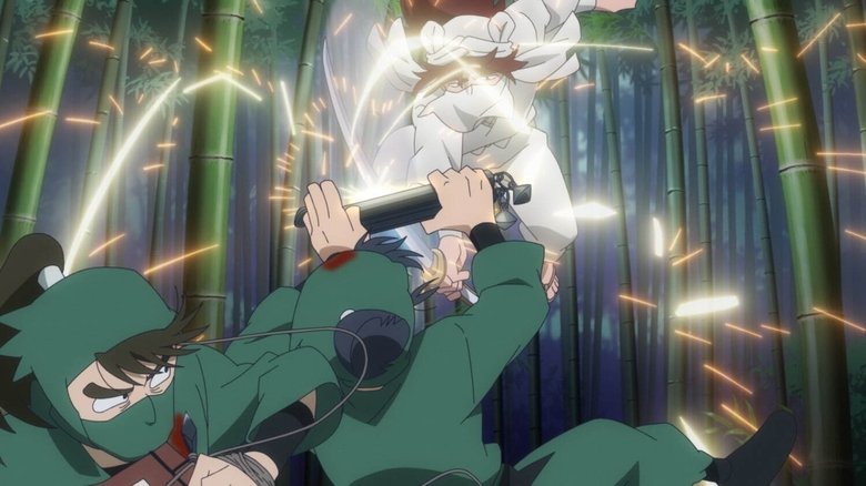 кадр из фильма 劇場版 忍たま乱太郎 ドクタケ忍者隊最強の軍師