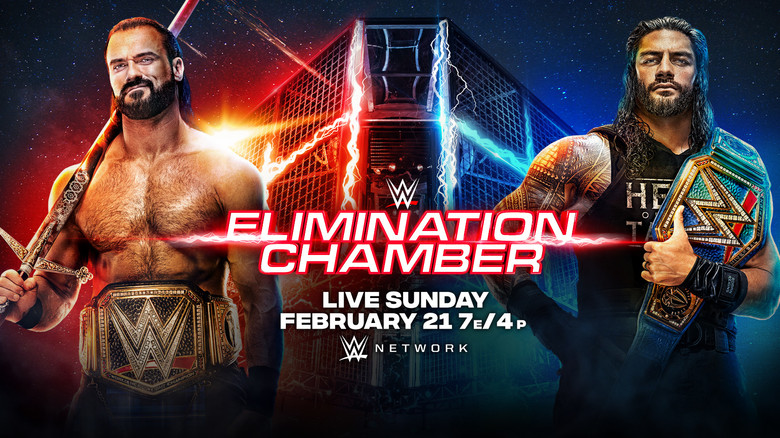 кадр из фильма WWE Elimination Chamber 2021
