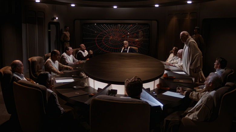 кадр из фильма Звездный крейсер Галактика