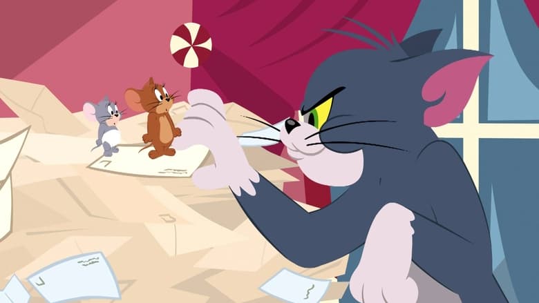 кадр из фильма Том и Джерри: Маленькие помощники Санты