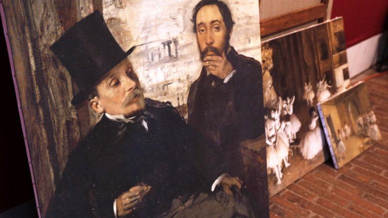 кадр из фильма 1874, la naissance de l'impressionnisme