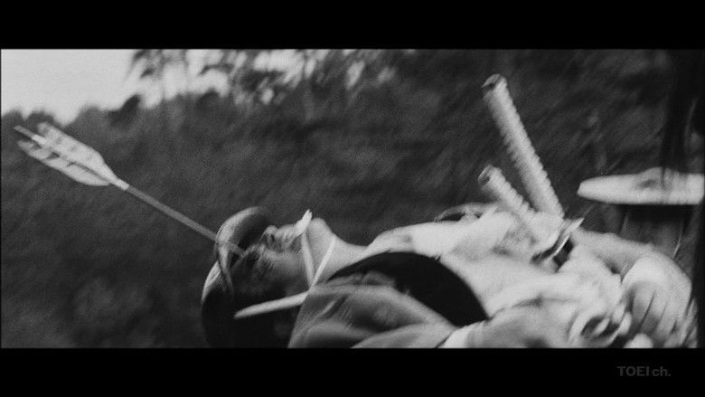 кадр из фильма Одиннадцать самураев