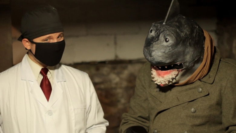 кадр из фильма Акула-коммандос из постапокалипсиса