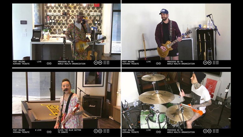кадр из фильма Post Malone Nirvana Tribute Livestream
