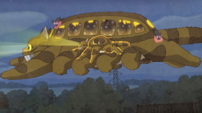 кадр из фильма Мэй и Кот-автобус