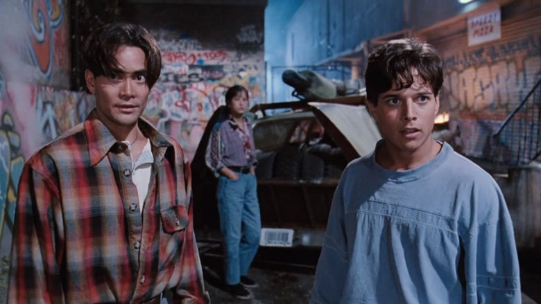 кадр из фильма Двойной дракон