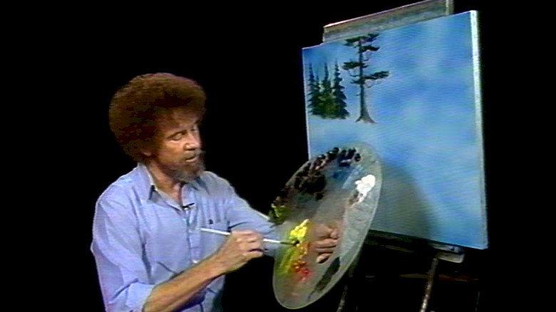 кадр из фильма The Joy of Painting with Bob Ross Instructional