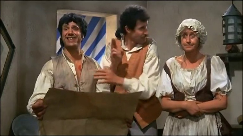 кадр из фильма Franco, Ciccio e il pirata Barbanera