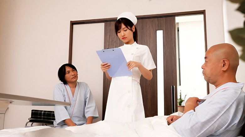 кадр из фильма 「ごめん、今夜も当直なの…」 夜勤新妻ナース深夜病棟NTR 帰宅しない妻の空白の12時間 桜空もも