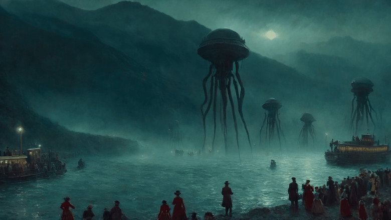 кадр из фильма La Guerre des mondes, quand Mars attaque