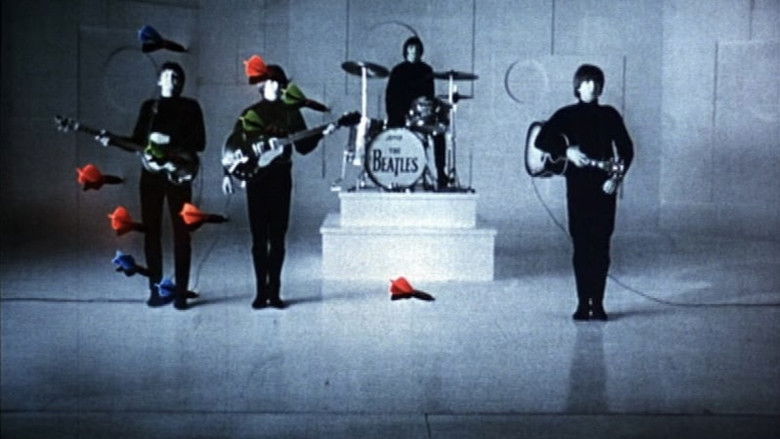 кадр из фильма Битлз. На помощь!