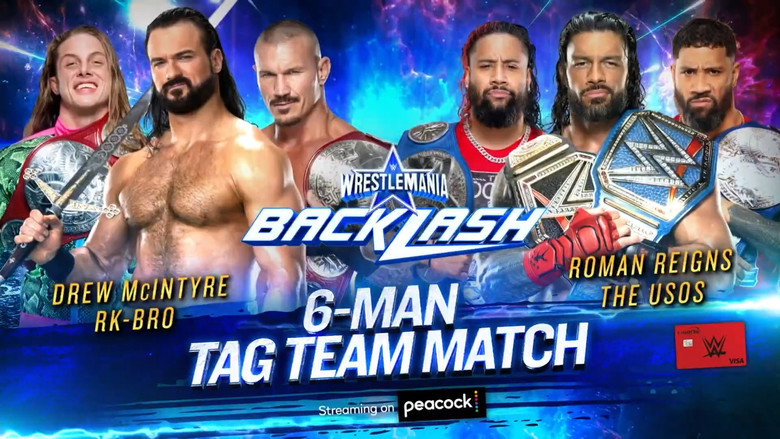 кадр из фильма WWE WrestleMania Backlash 2022