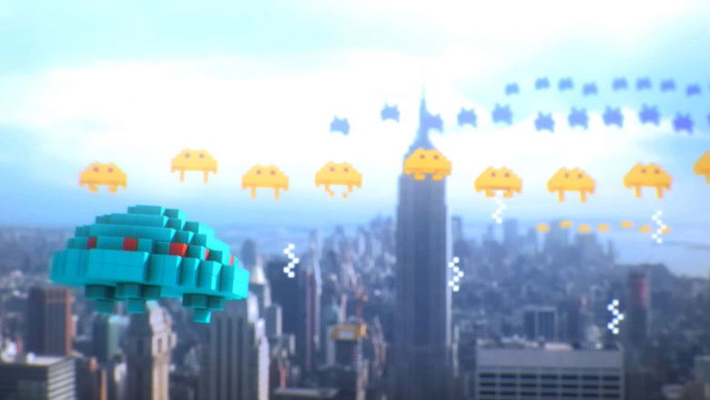 кадр из фильма Пиксели