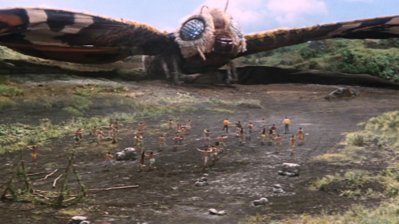 кадр из фильма Годзилла против Морского монстра