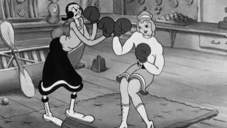 кадр из фильма Never Kick a Woman