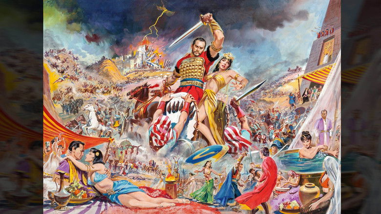 кадр из фильма Соломон и Шеба