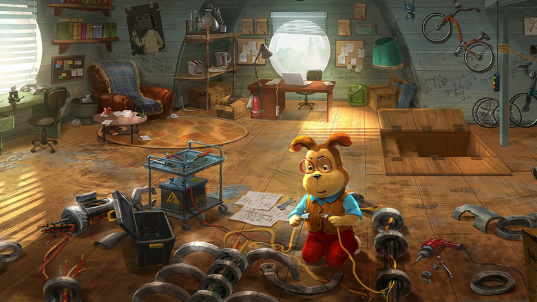 кадр из фильма Барбоскины на даче