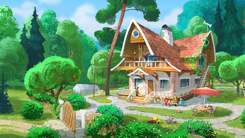 кадр из фильма Барбоскины на даче