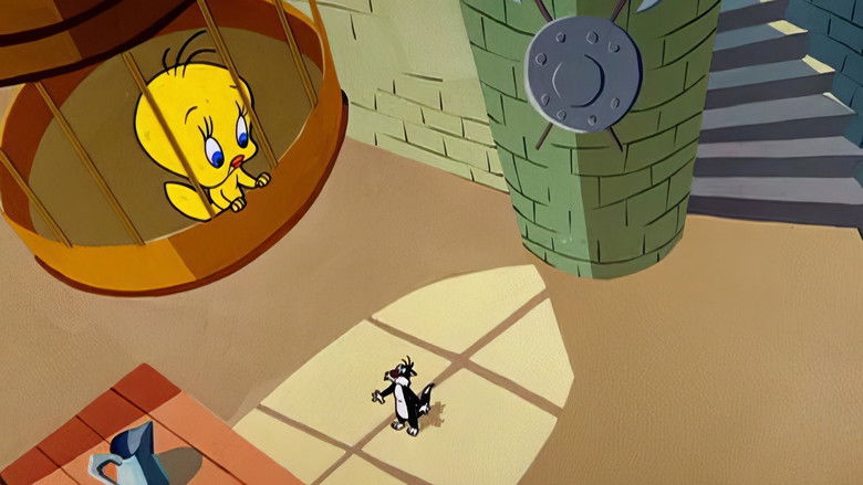 кадр из фильма Tweety and the Beanstalk