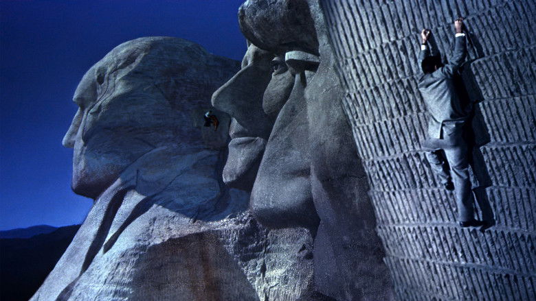 кадр из фильма На север через северо-запад