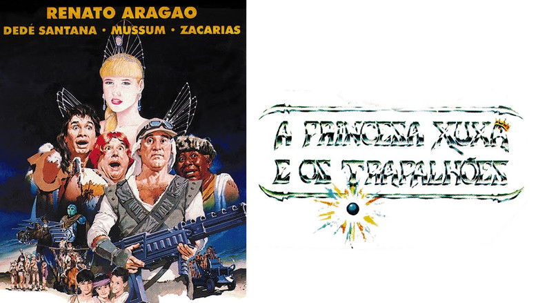 кадр из фильма A Princesa Xuxa e os Trapalhões