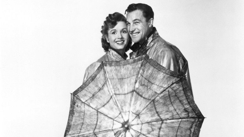 кадр из фильма Поющие под дождём