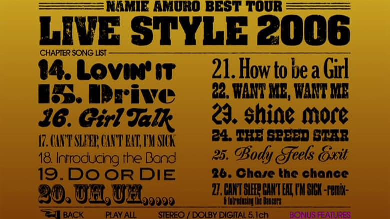 кадр из фильма Namie Amuro Best Tour Live Style 2006
