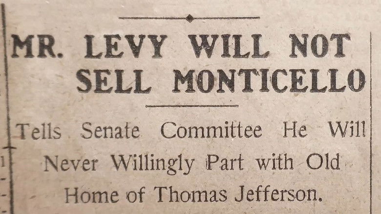 кадр из фильма The Levys of Monticello