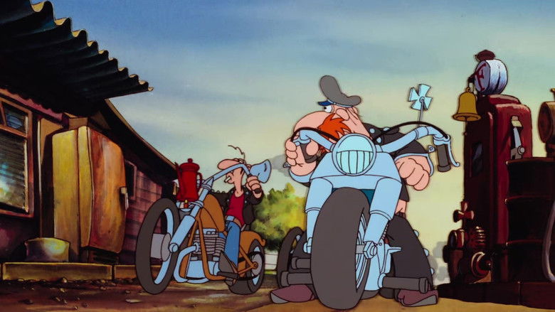 кадр из фильма Вернер. Поцелуй меня в...