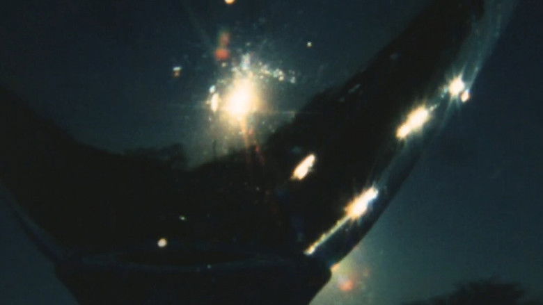 кадр из фильма 安価なワイン・グラスを用いて光について考察するフィルム。