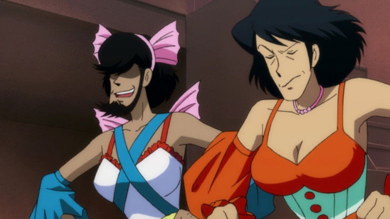 кадр из фильма Люпен III: Операция по возврату сокровища