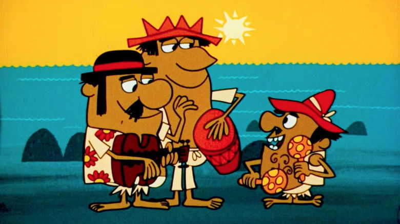 Деревья и папаша с Ямайки