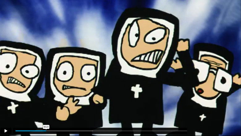 кадр из фильма Nun Fight Club