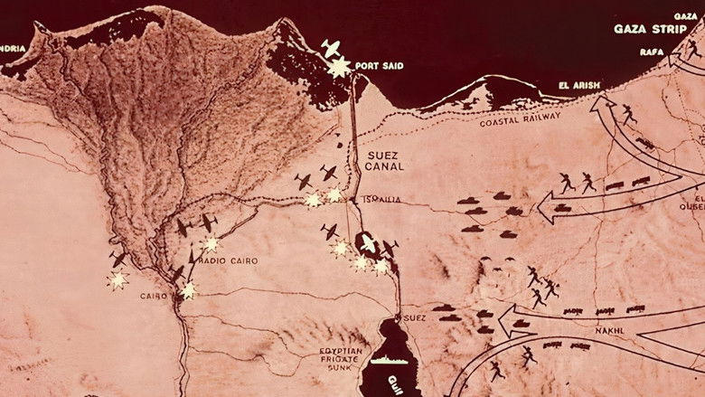 кадр из фильма The Suez affair-The secret pact