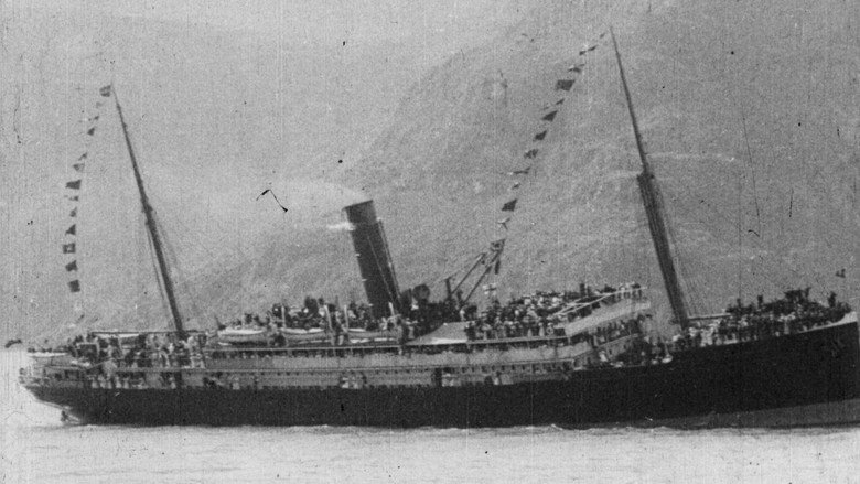 кадр из фильма Departure of the British Antarctic Expedition from Lyttelton, New Zealand, 1st January, 1908.