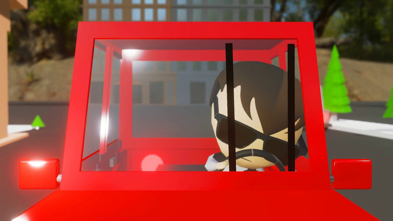 кадр из фильма Baby Driver Cartoon - Bellbottoms