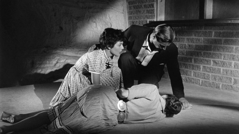 кадр из фильма The Girl in Black Stockings