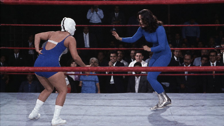 кадр из фильма Las luchadoras vs el robot asesino