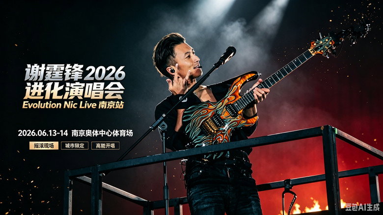 谢霆锋2026进化演唱会南京站