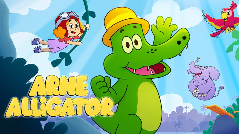кадр из фильма Arne Alligator och djungelkompisarna