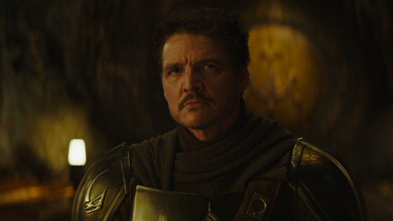 кадр из фильма Мандалорец и Грогу