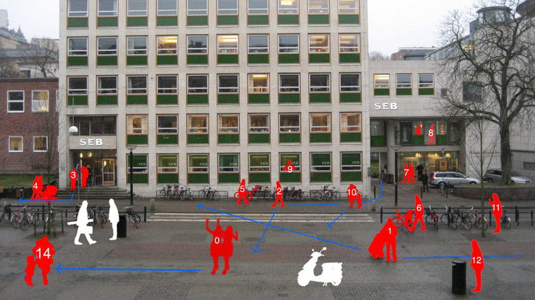 кадр из фильма Händelse vid bank