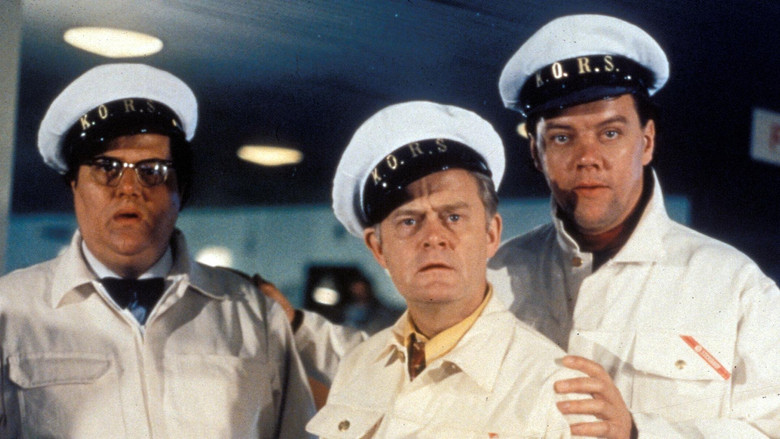 кадр из фильма Банда Ольсена идёт на войну