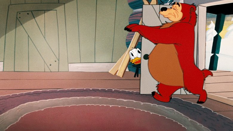 кадр из фильма Дональд Дак: Медвежонок спит
