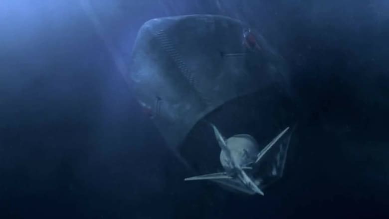 кадр из фильма Мега-акула против Меха-акулы