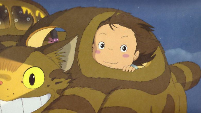 кадр из фильма Мэй и Кот-автобус