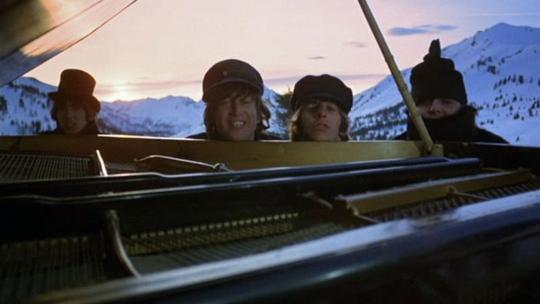 кадр из фильма Битлз. На помощь!